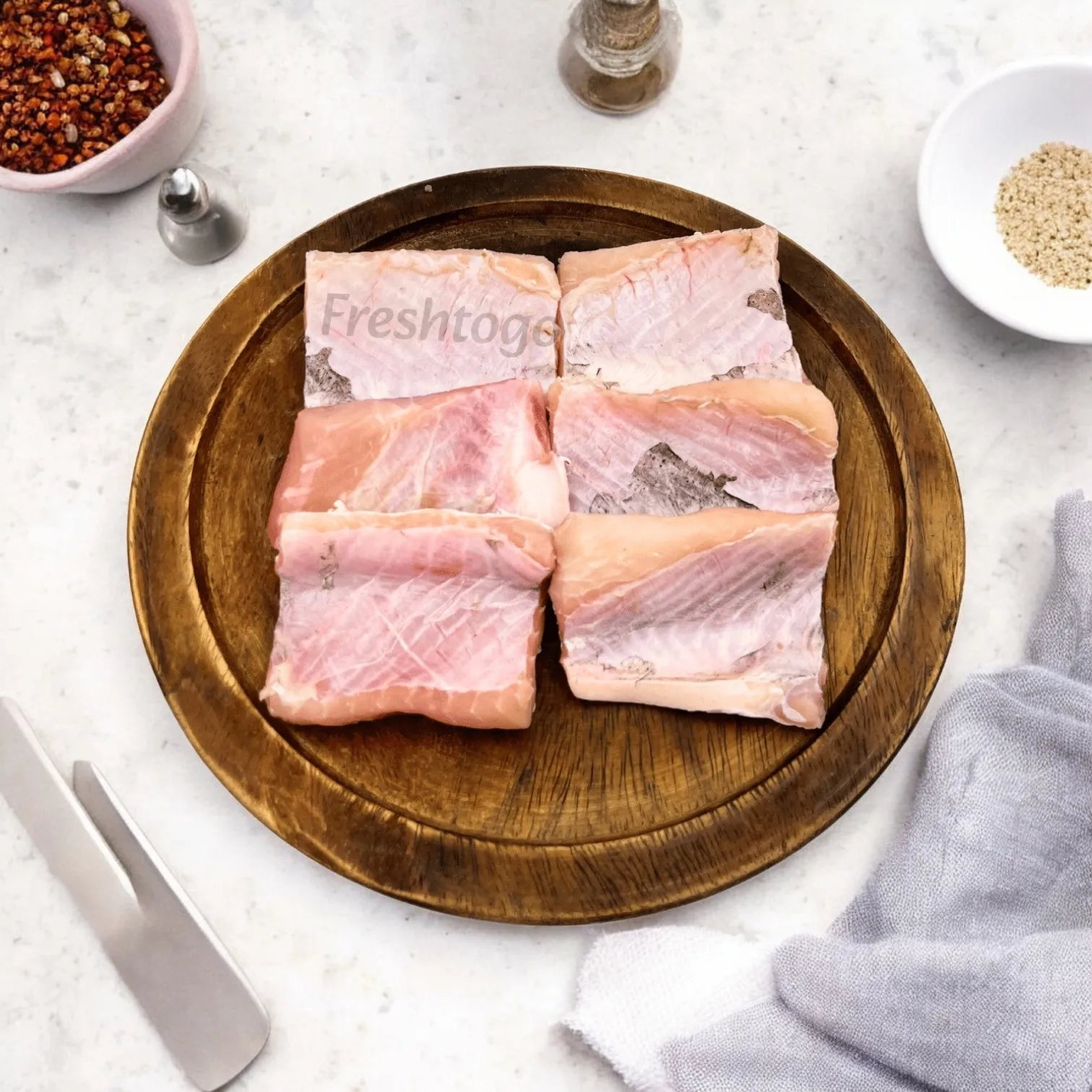 Buy Fresh Rohu Fish Belly (Peti) Piece Online - Freshtogo.in